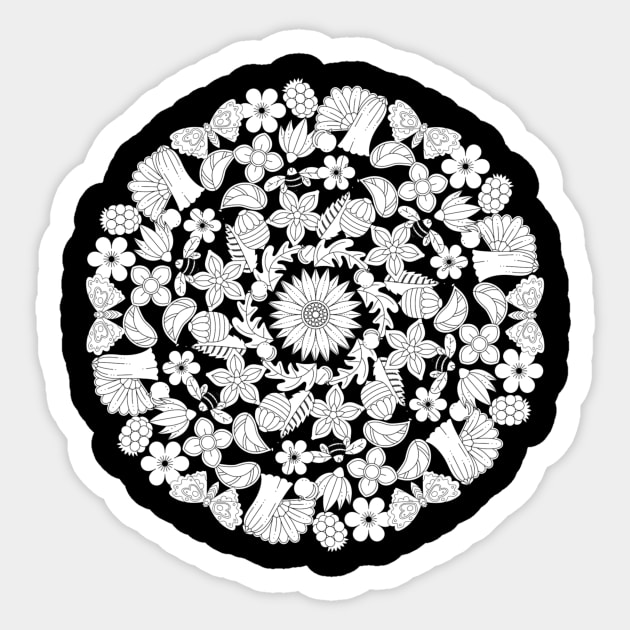 Gardening Shirt Garden Mandala Gardener Gift Sticker by DANPUBLIC